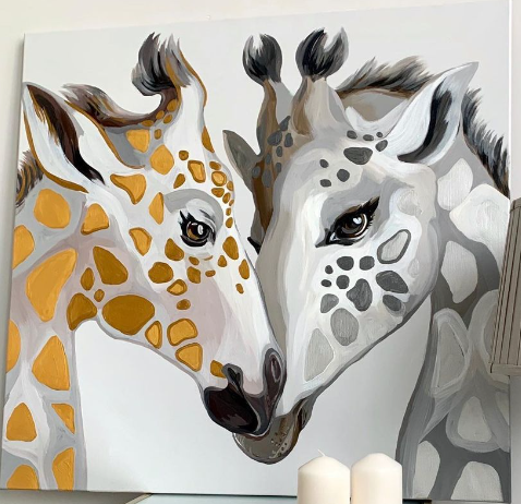 girafe quadrat
