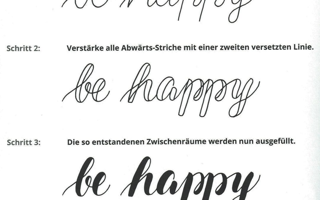 Handlettering Technik