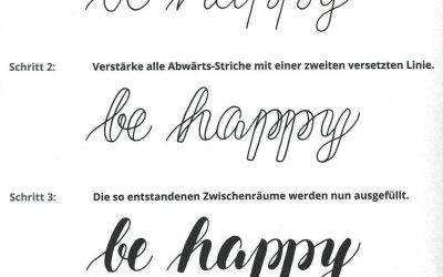 Kalligrafie Technik Handlettering