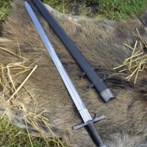 mittelalter schwert fell schwertscheide