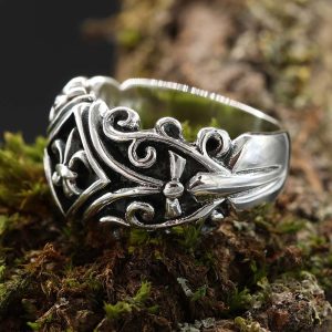 mittelalter ring 925 silber