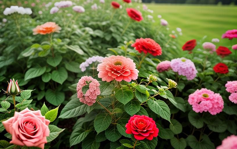 Duftrosengarten Duftrosen<br />
Garten mit duftenden Rosen